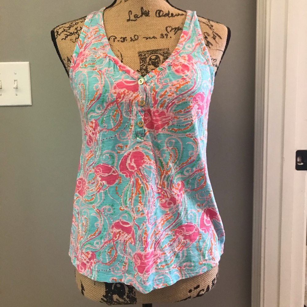 COPY - Lilly Pulitzer Jellie’s Be Jammin’ Tank Top sz S